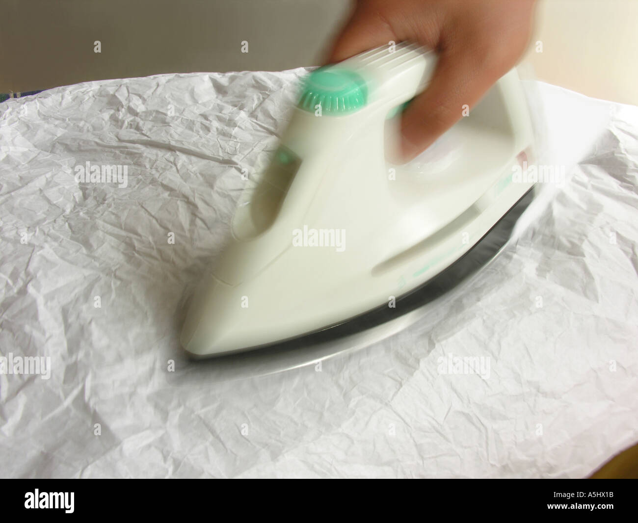 ironing out creases Stock Photo Alamy