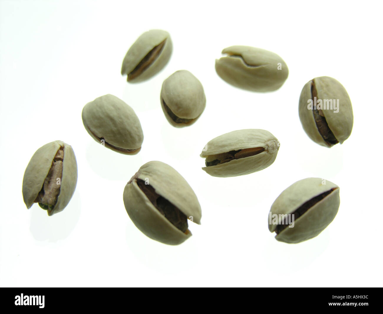 Rosted pistachios with open shells Stock Photo Alamy