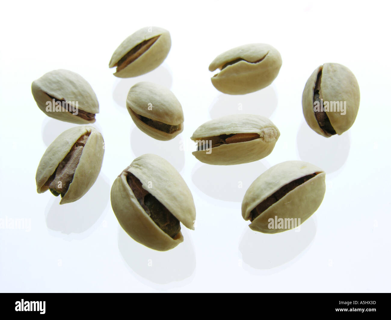 Rosted pistachios with open shells Stock Photo Alamy