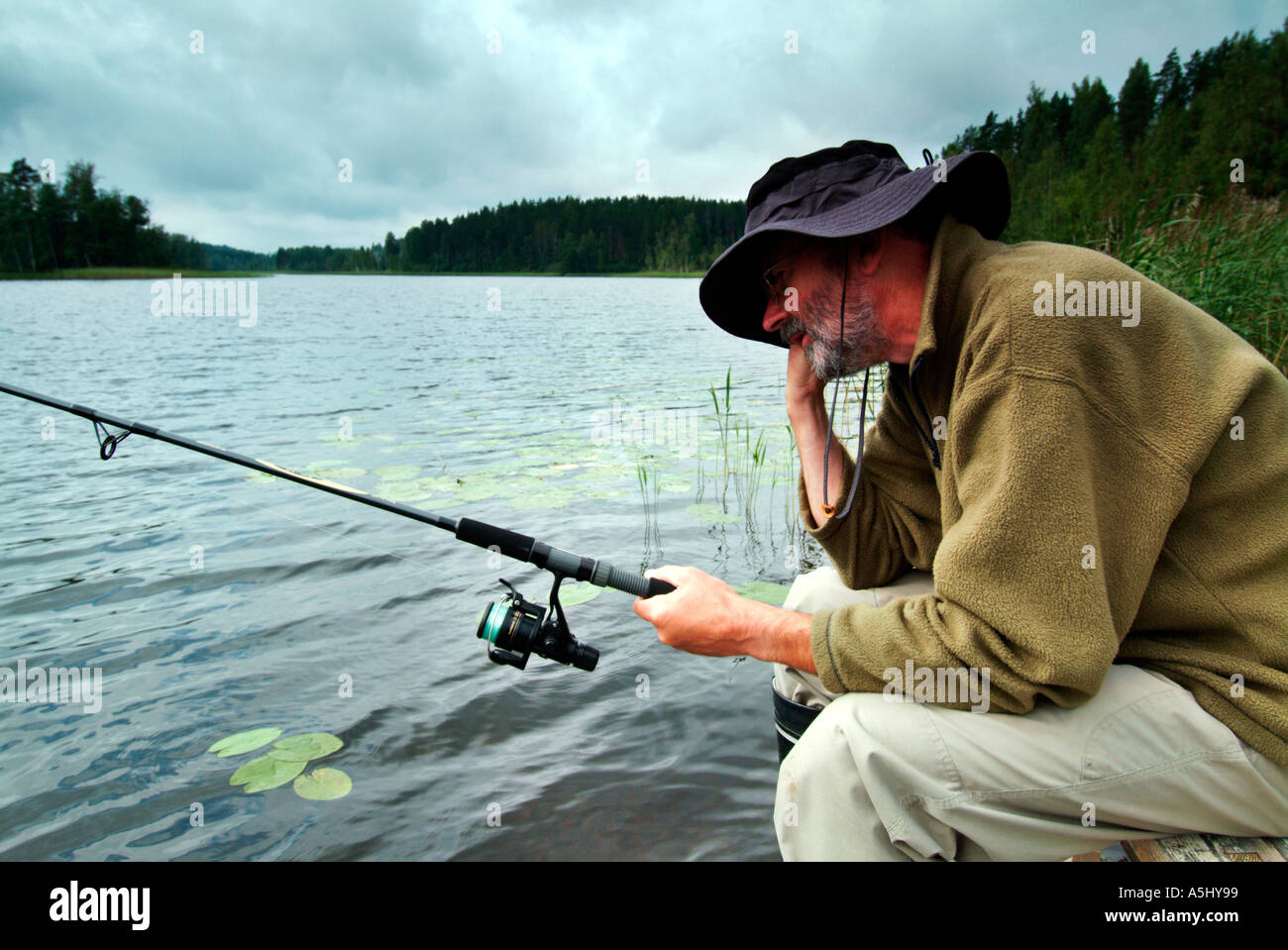 Angels fishing rods hi-res stock photography and images - Alamy