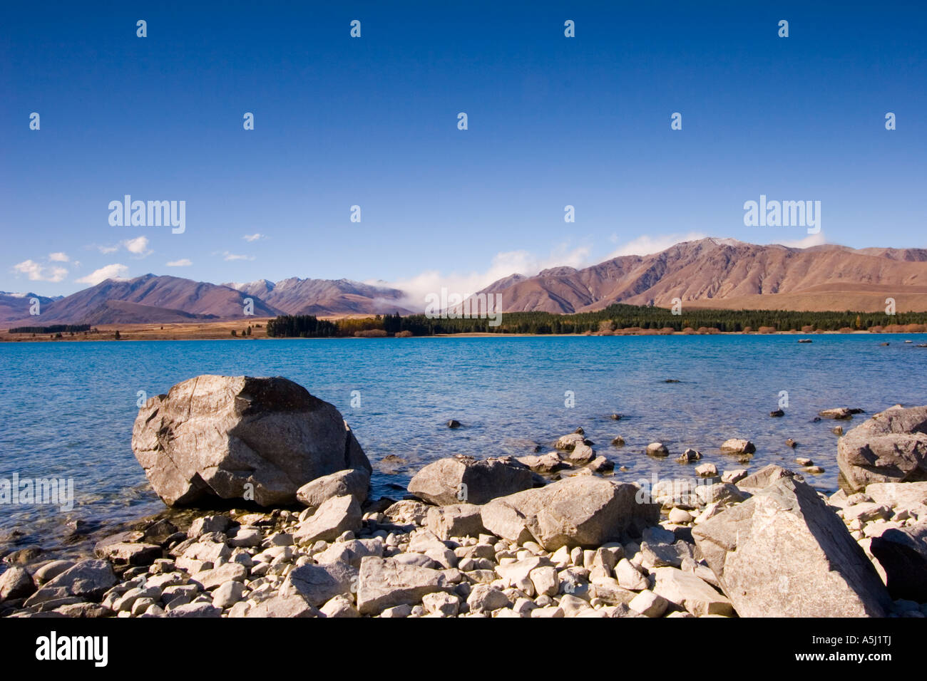 Lake Tekapo, Canterbury, South Island, New Zealand Stock Photo - Alamy