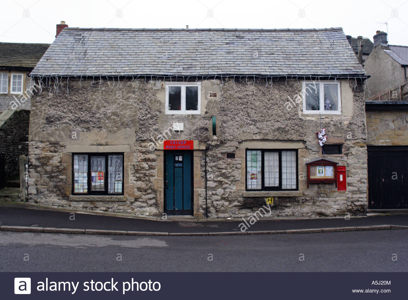The Village Post Office In Calver Hope Valley Derbyshire England