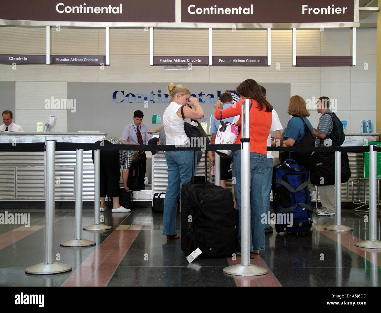 Hartsfield Atlanta Airport passengers check in desks Georgia USA Stock Photo - Alamy