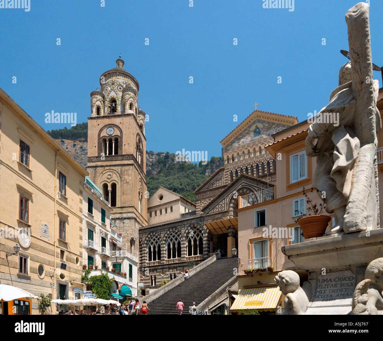 The Duomo, Amalfi, Neapolitan Riviera, Italy Stock Photo