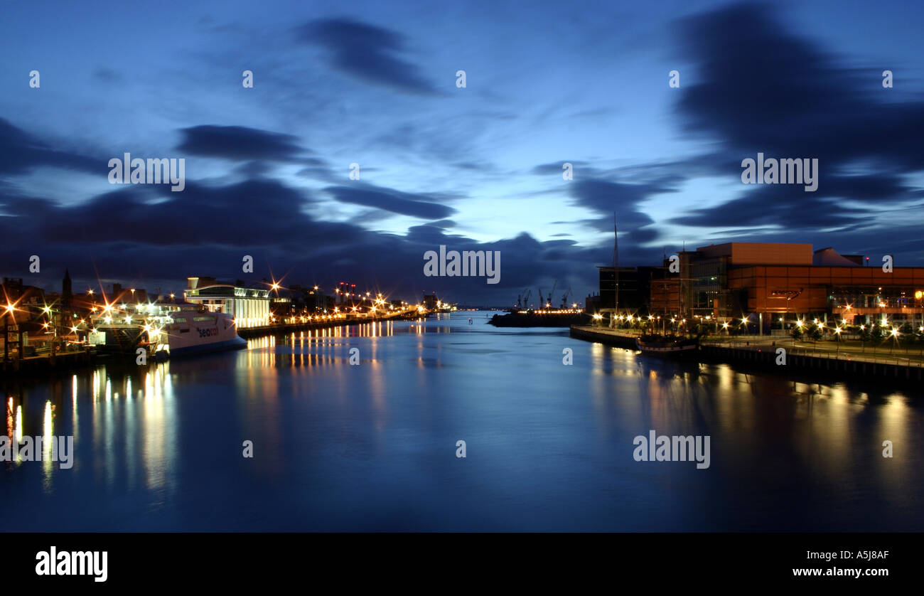 Belfast Lough at sunrise Stock Photo Alamy
