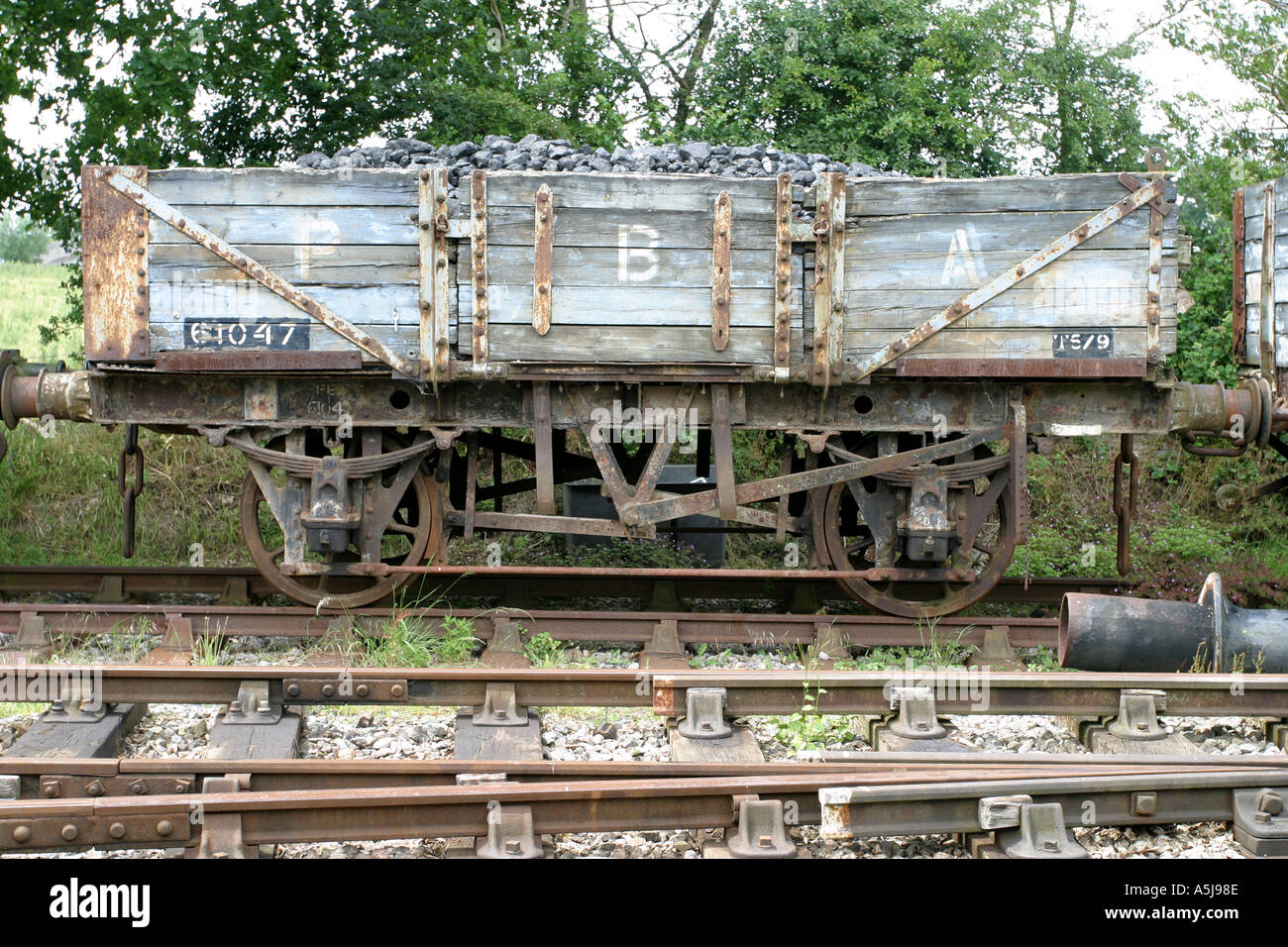 Old railway truck Stock Photo Alamy