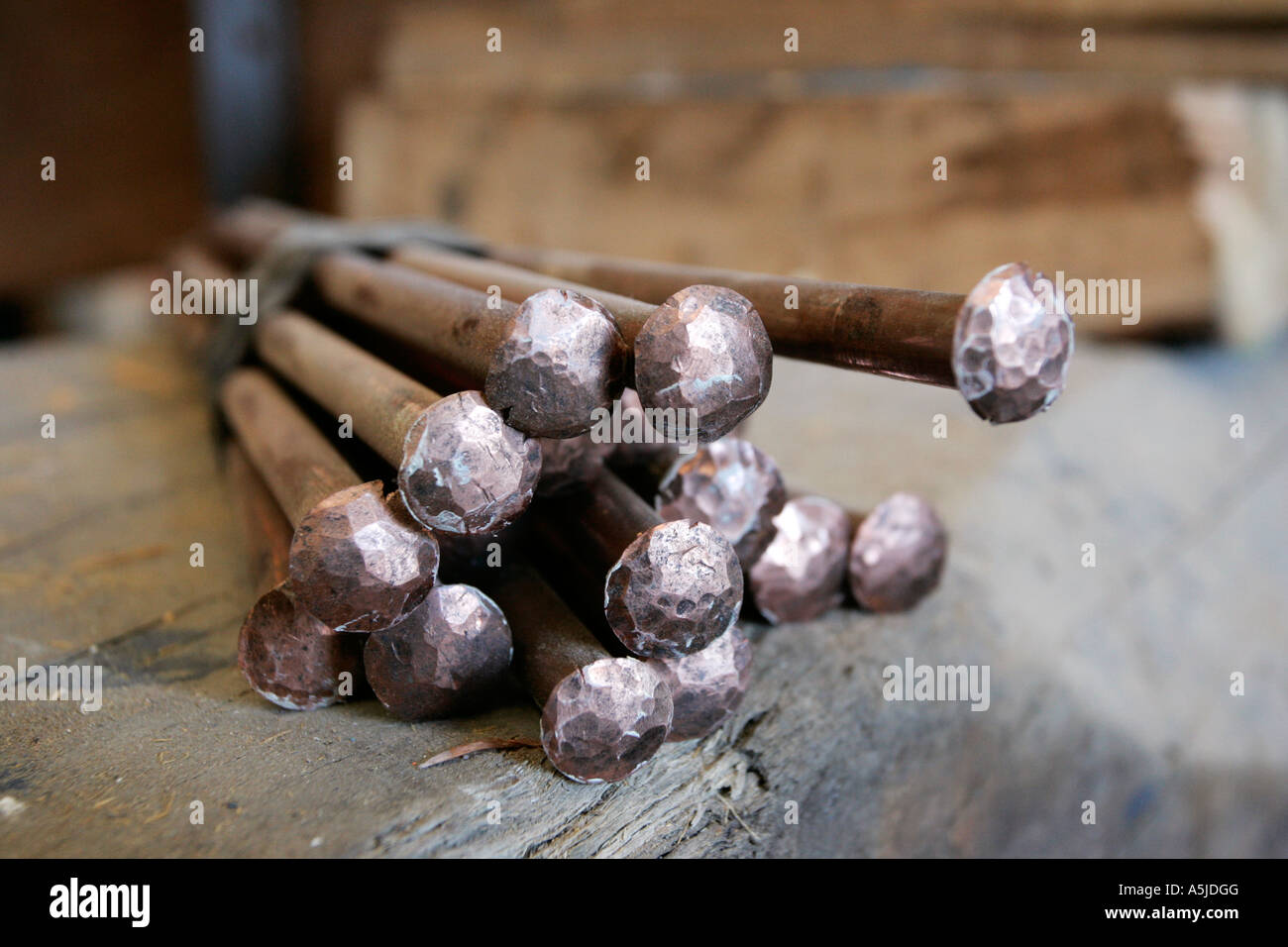 bronze keel bolts Stock Photo Alamy