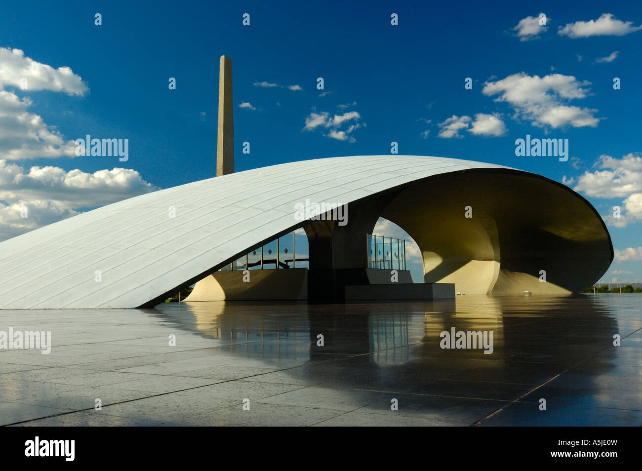 Oscar Niemeyer Brazil military headquarters in Brasilia Brazil Stock Photo