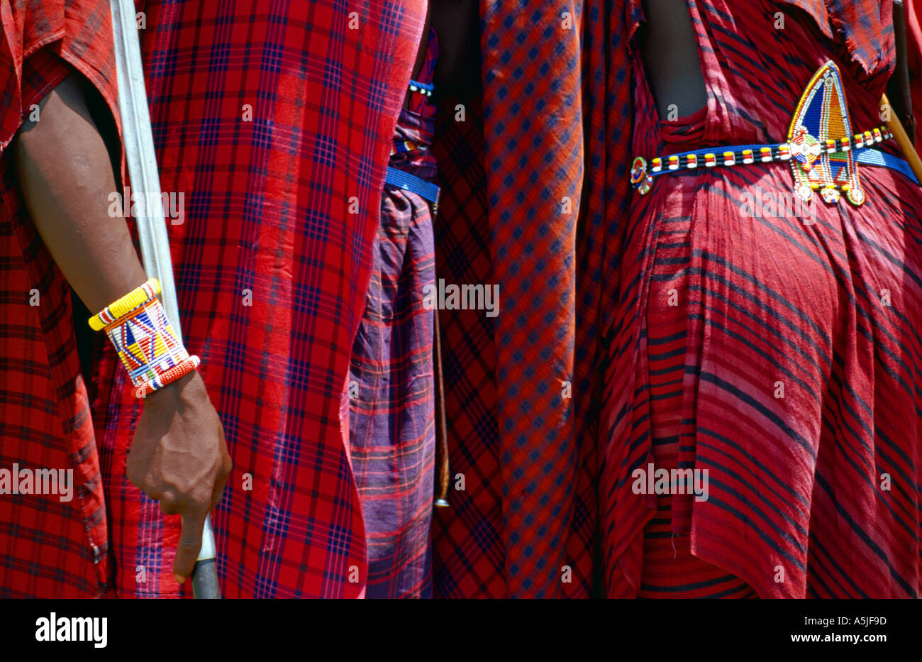 AFRICA The Maasai morani warriors are Africa s original aristocrats Stock Photo