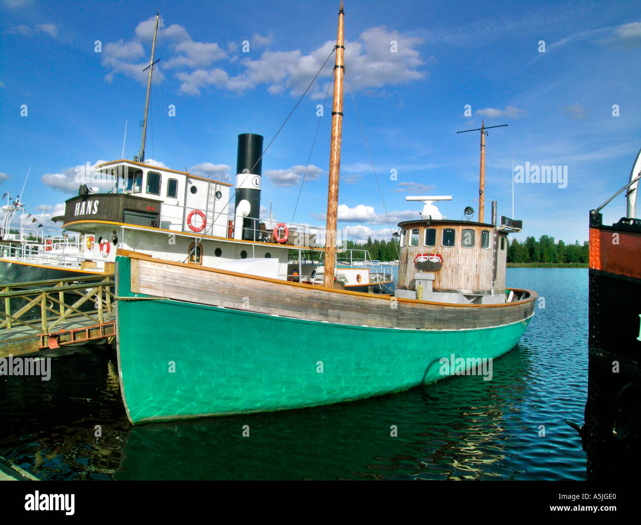 ships and boats docking at port of Mikkeli by lake Saimaa in middle Finland  Stock Photo - Alamy