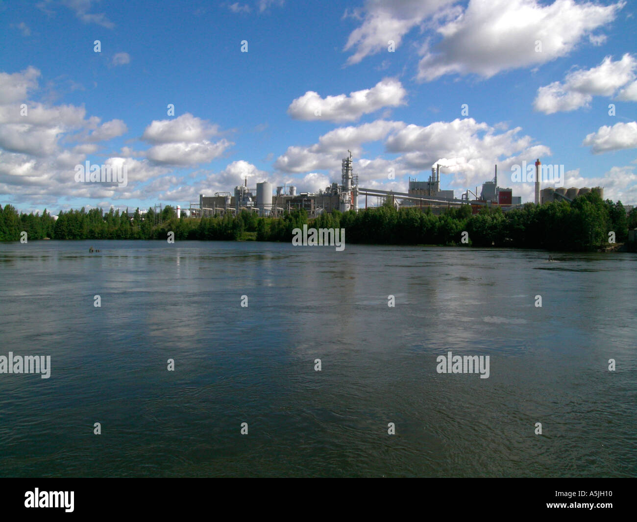 papermill of the company UPM United Paper Mills in Kuusankoski Finland