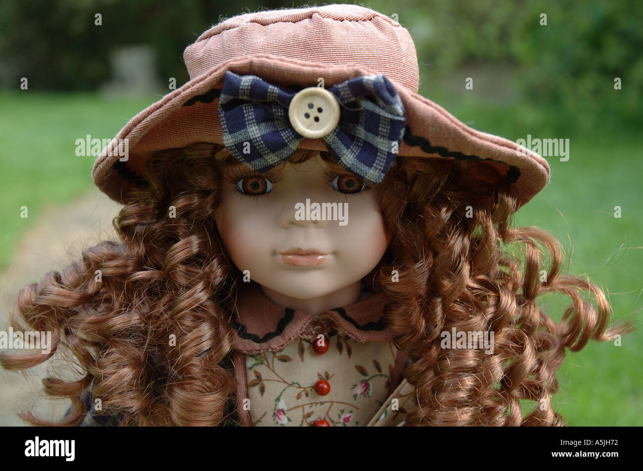 porcelain female doll, England, UK Stock Photo Alamy