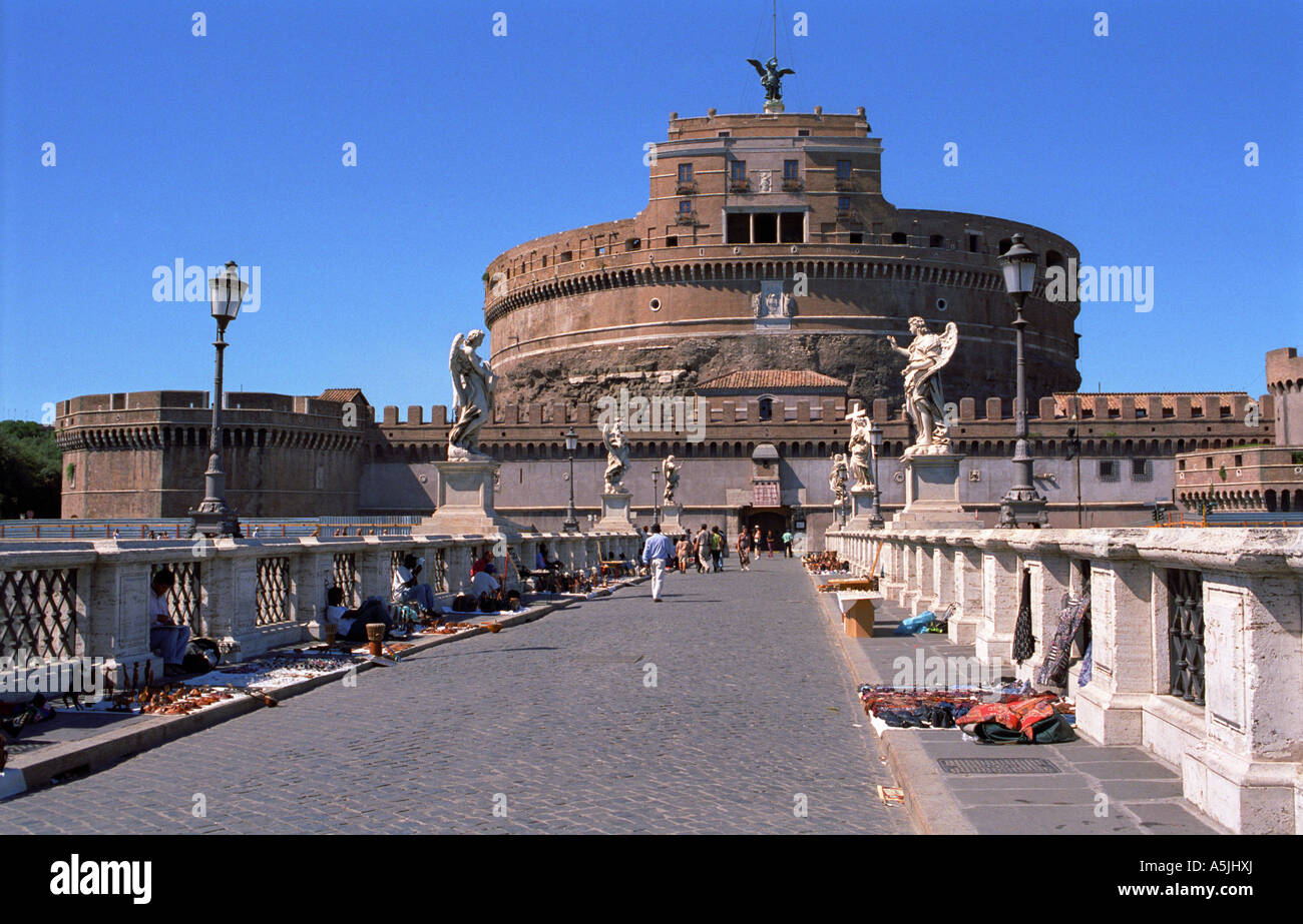 The Castel St. Angelo, Hadrian's Mausoleum, Rome, Italy Stock Photo - Alamy