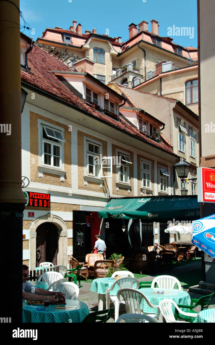 open air restaurant in the rafter quarter Lent in the old town of ...