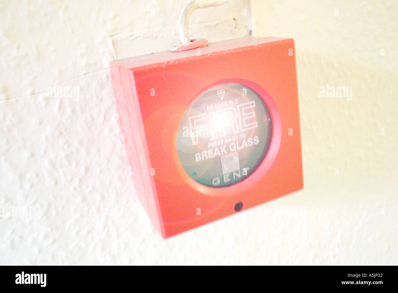 Stylized Break Glass Fire Alarm Unit Stock Photo Alamy