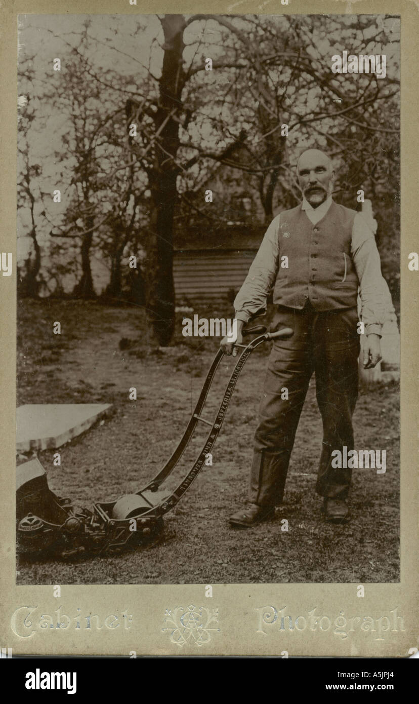 1890s lawn mower hi-res stock photography and images - Alamy
