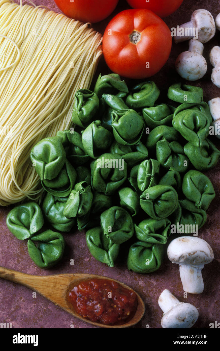 pasta making ingredients Stock Photo - Alamy