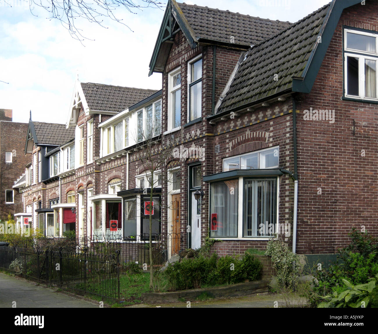 Houses in Hilversum, Netherlands Stock Photo Alamy