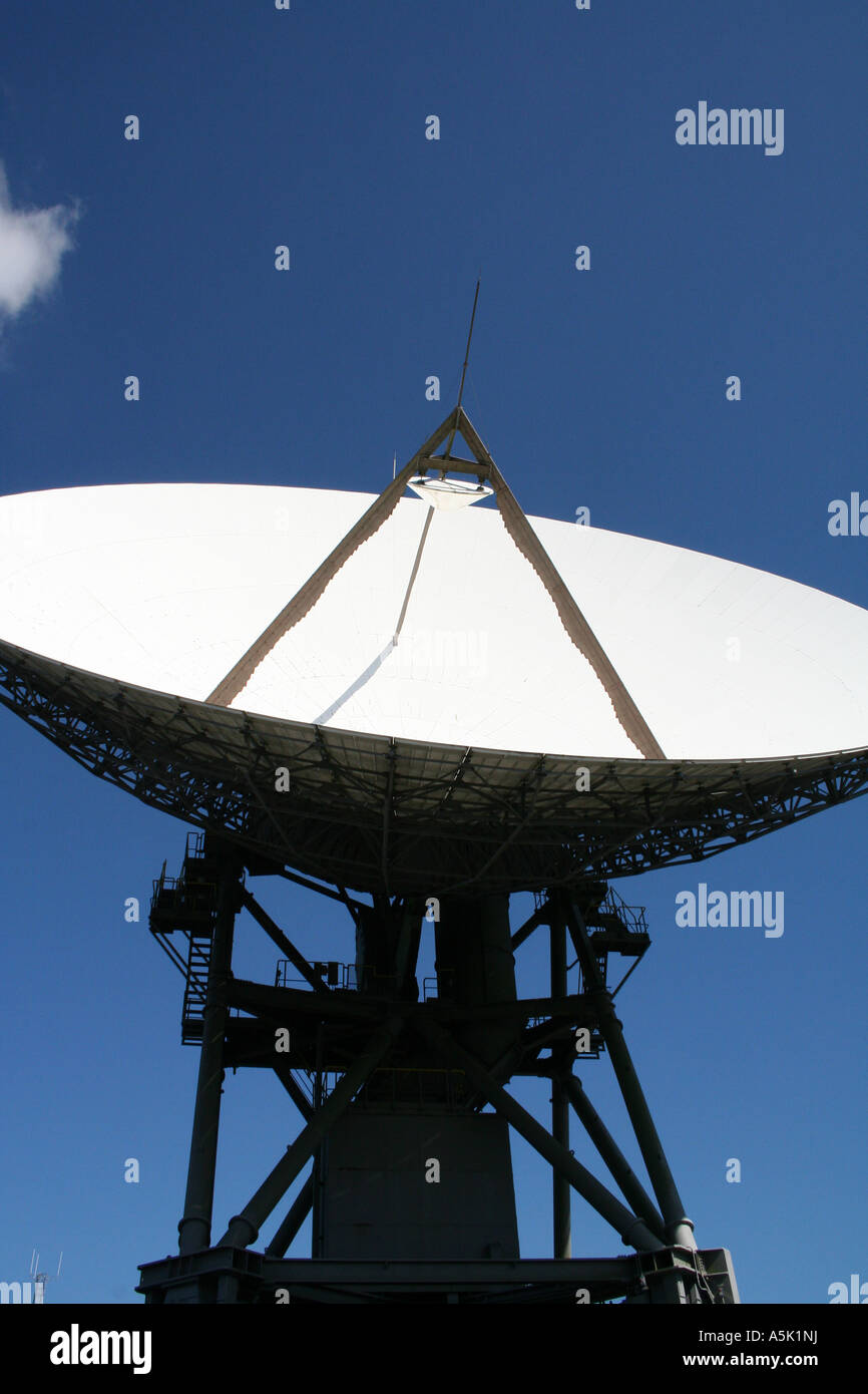 Satellite dish at Goonhilly Satellite Station, Cornwall Stock Photo