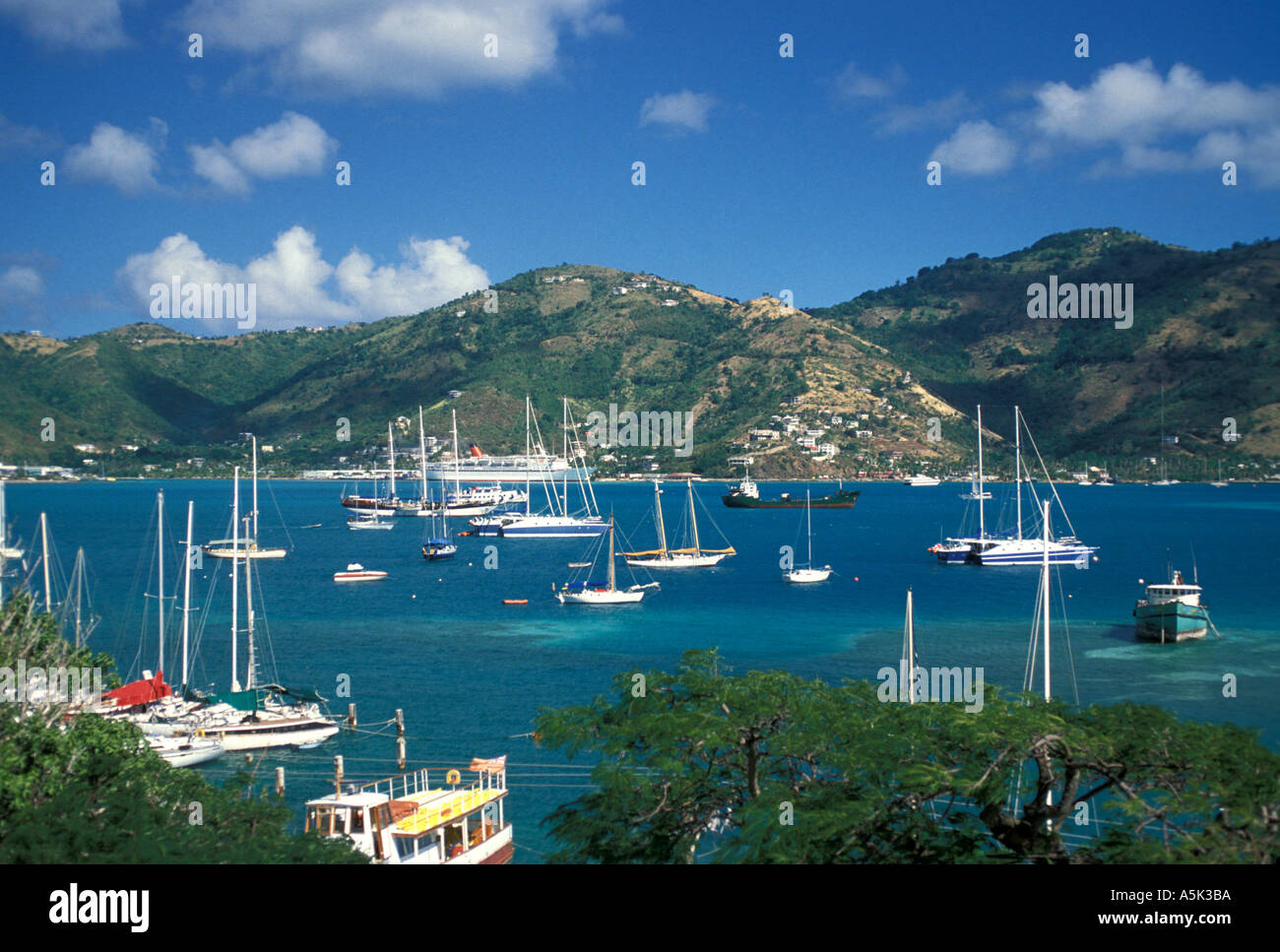 British Virgin Islands Tortola Roadtown Stock Photo Alamy