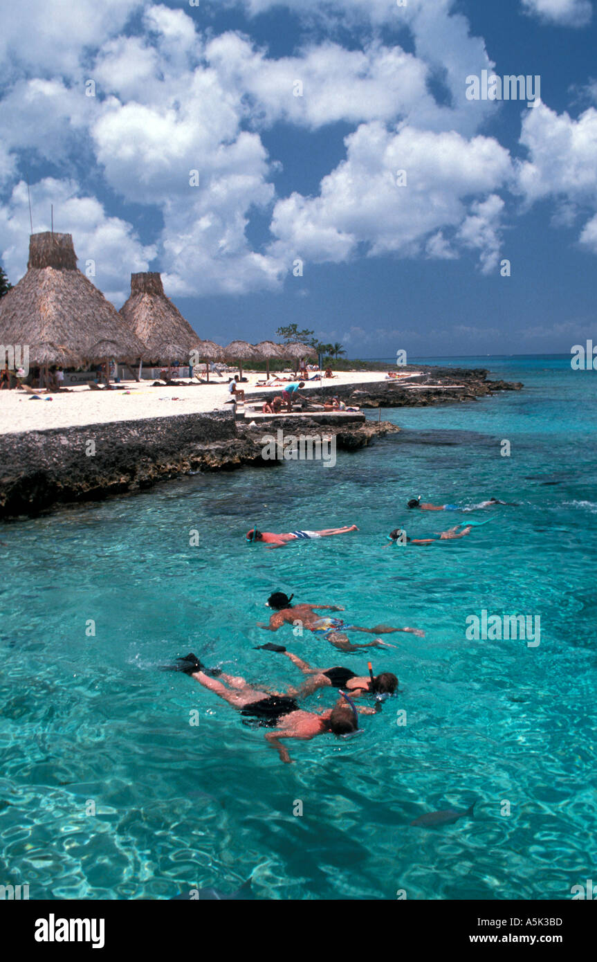 Mexico Cozumel snorkeling at Chankanaab National Park Stock Photo - Alamy