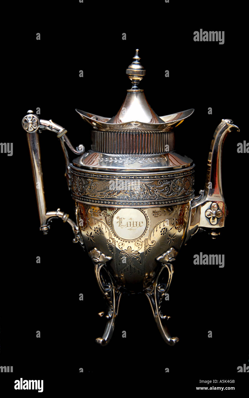 Vintage silver pitcher hi-res stock photography and images - Alamy