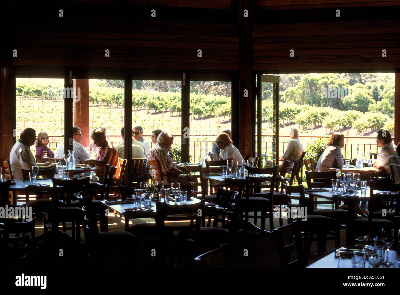 Australia WA Margaret River Vasse Felix winery restaurant Stock