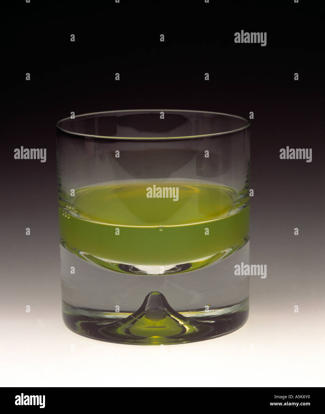 The AWOL Cocktail Melon liqueur pineapple juice vodka rum Stock Photo