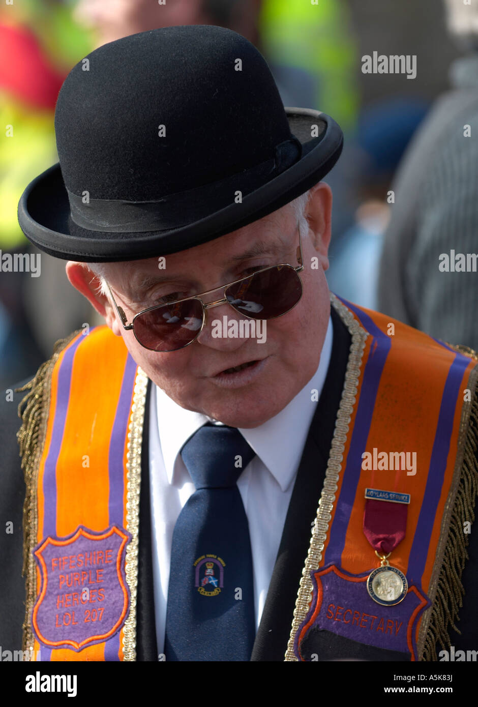 Orange Order Parade, Edinburgh, Scotland, March 2007 Stock Photo Alamy