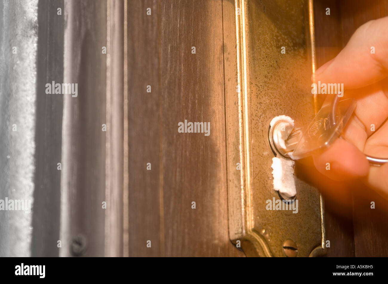 While the attempt to open a lock hires stock photography and images