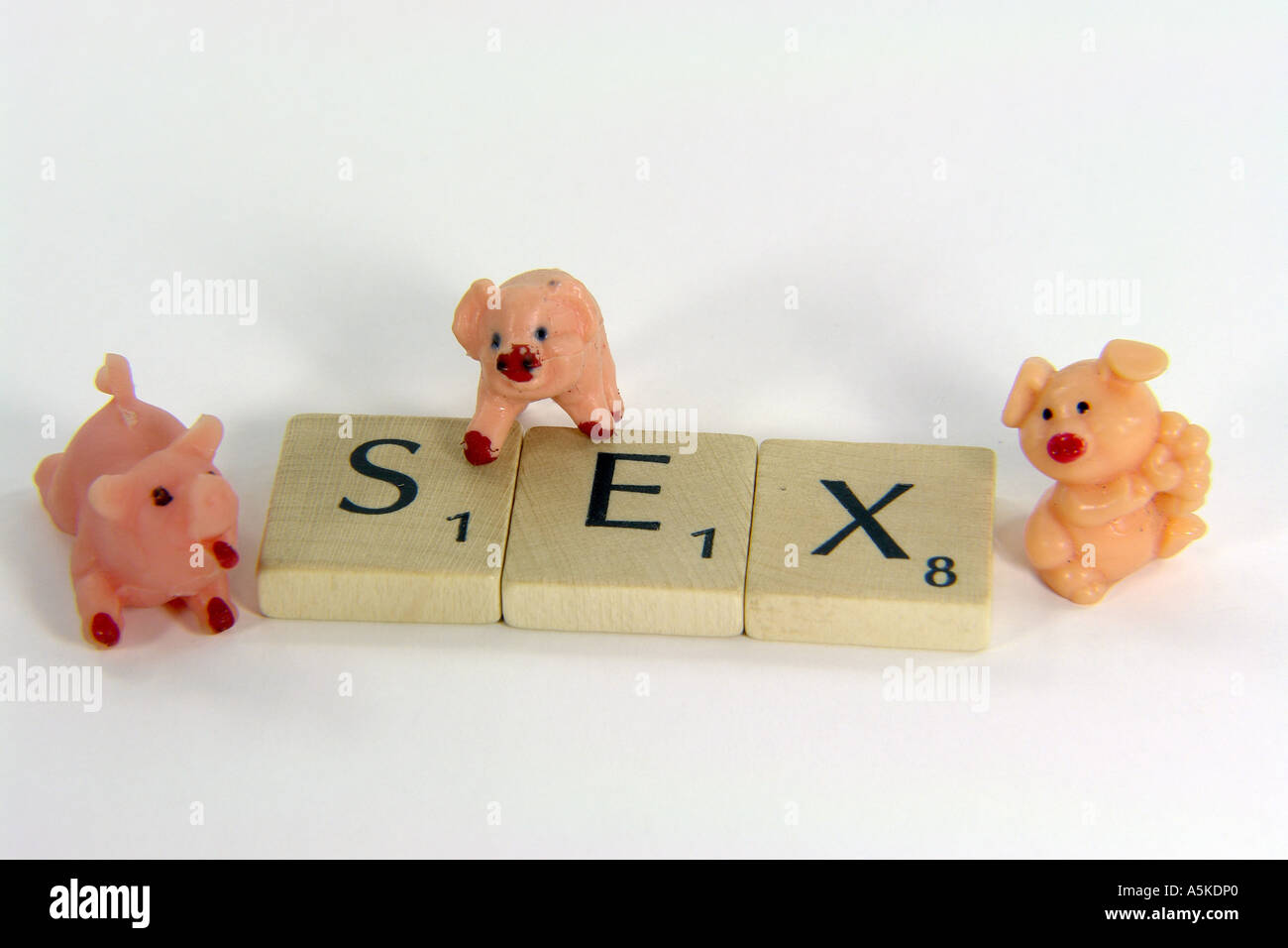 Symbolic image for pornography (porn movie, porn pictures ...) Stock Photo