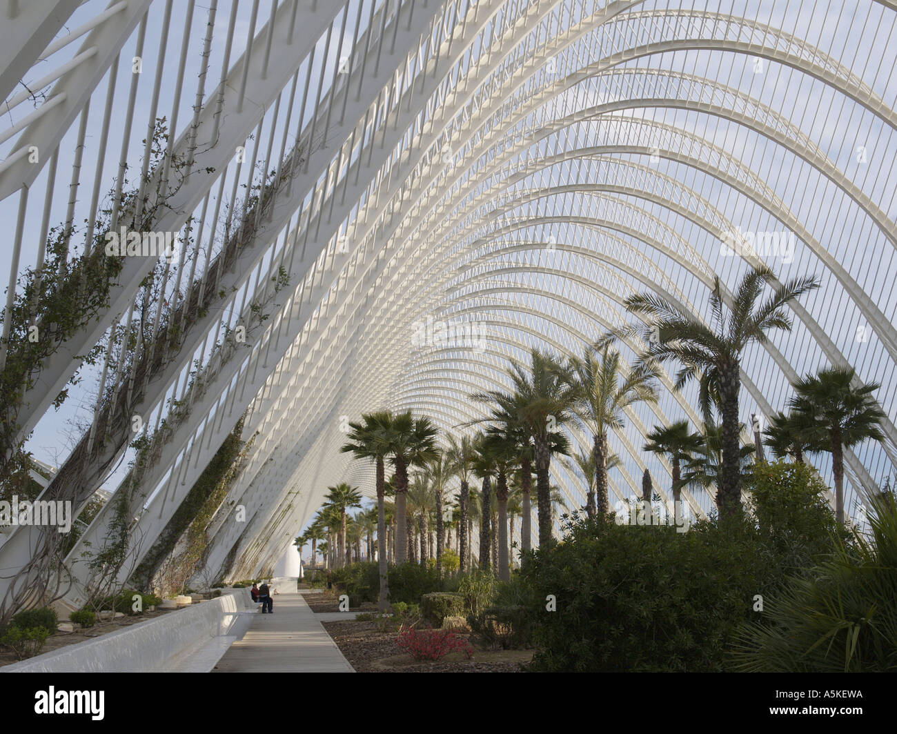L`Umbracle in Valencia, Spain Stock Photo - Alamy