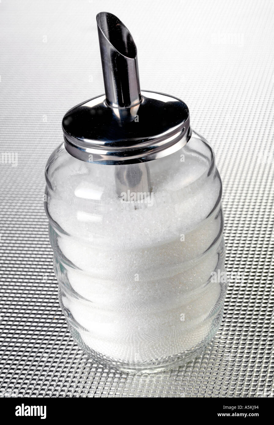 SUGAR DISPENSER Stock Photo