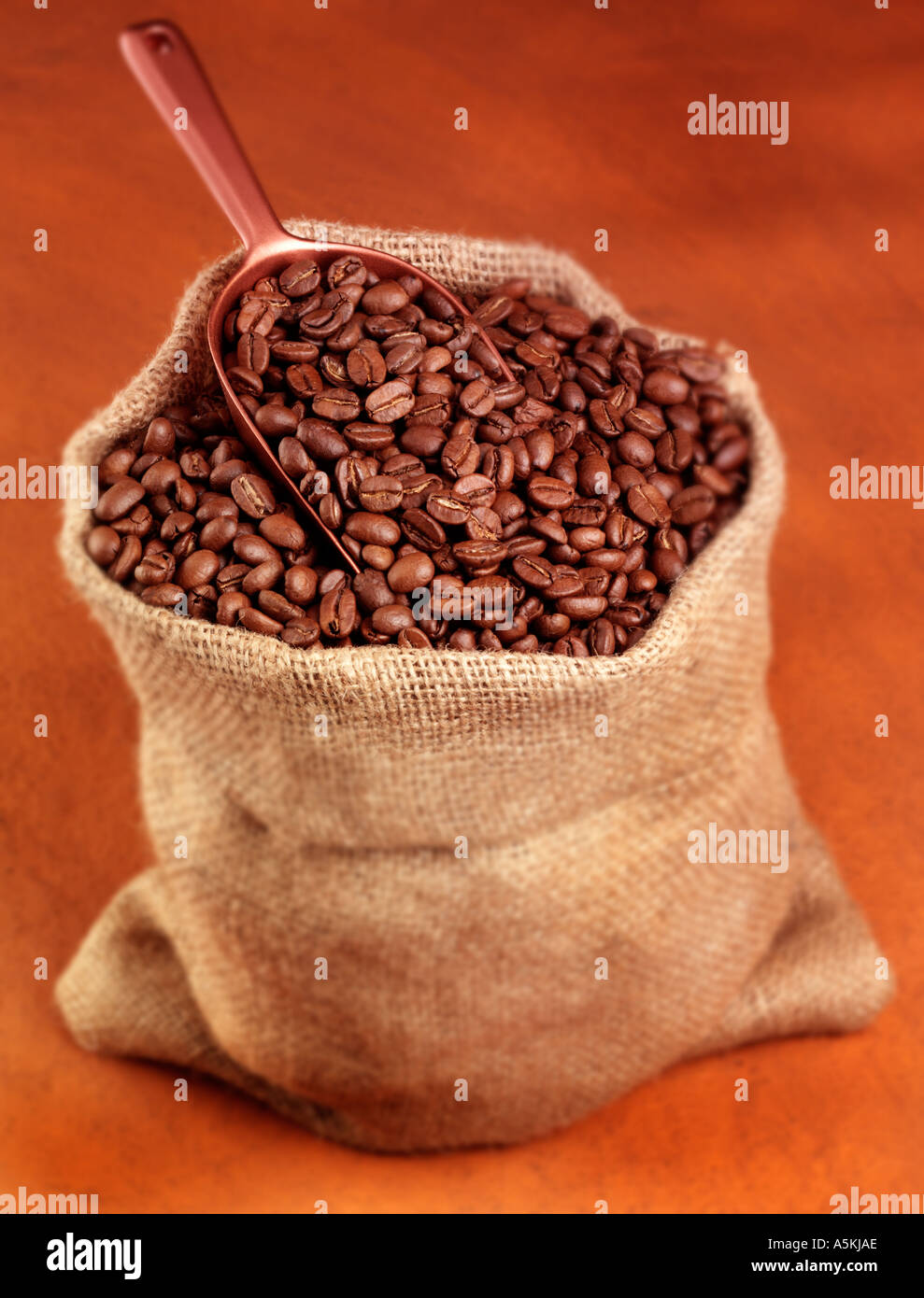 SACK OF COFFEE BEANS Stock Photo Alamy