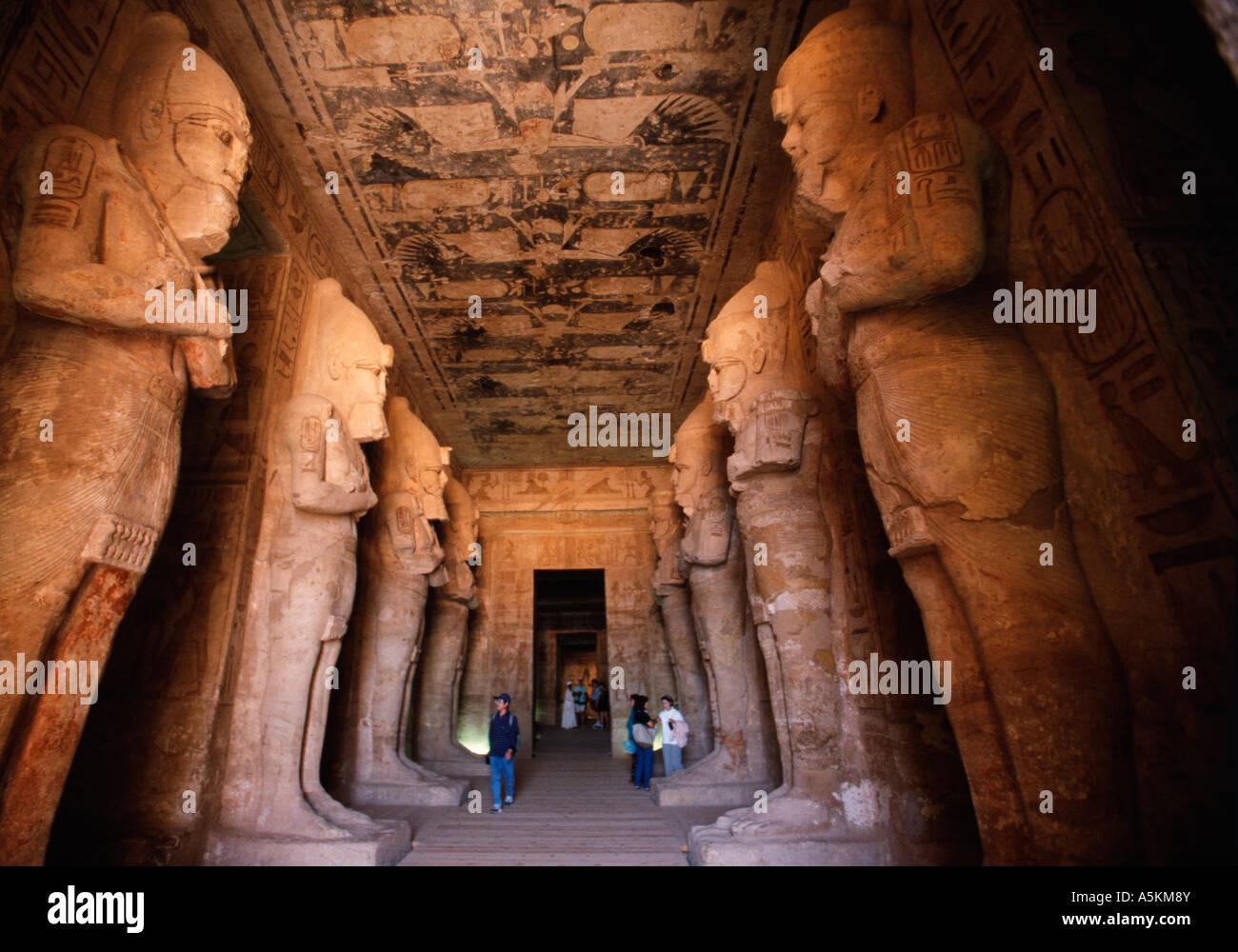 Egypt Abu Simbel Temple constructed by Ramses II in heart of Nubian