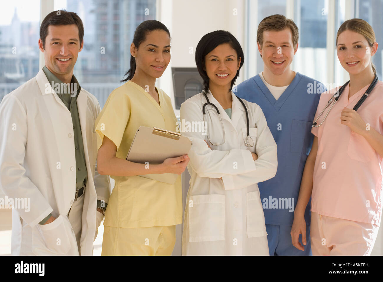 Portrait of medical professionals Stock Photo