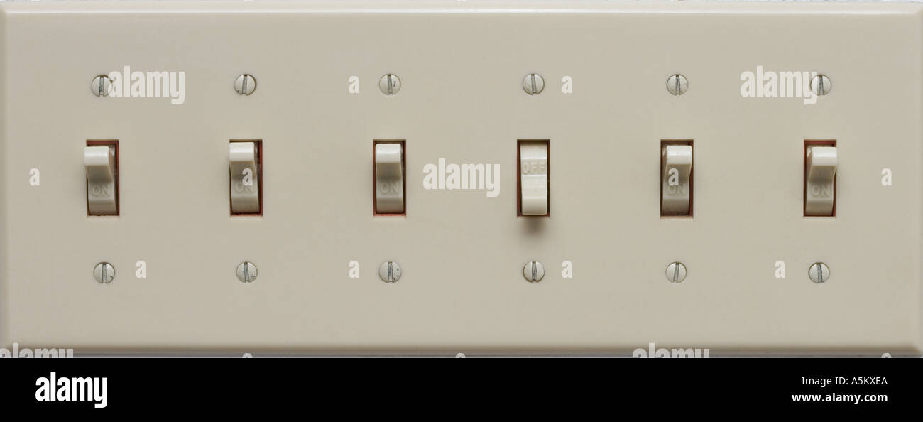 Light switches hi-res stock photography and images - Alamy
