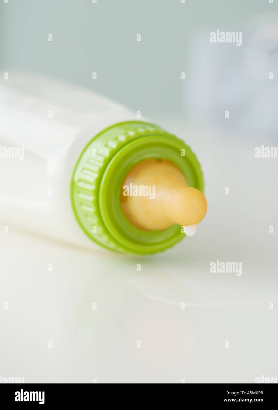 Close up of baby bottle dripping Stock Photo Alamy
