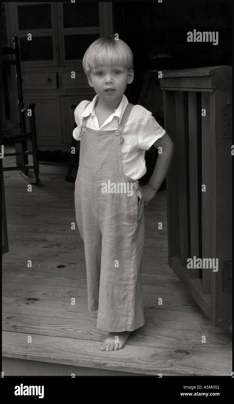 Country boy in overalls hires stock photography and images Alamy