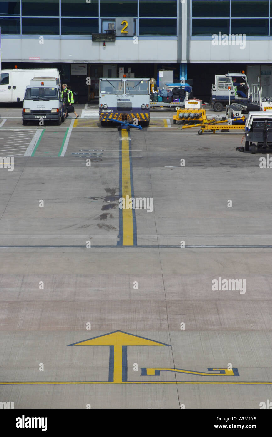 Airport ramp apron parking pier terminal gate Stock Photo Alamy