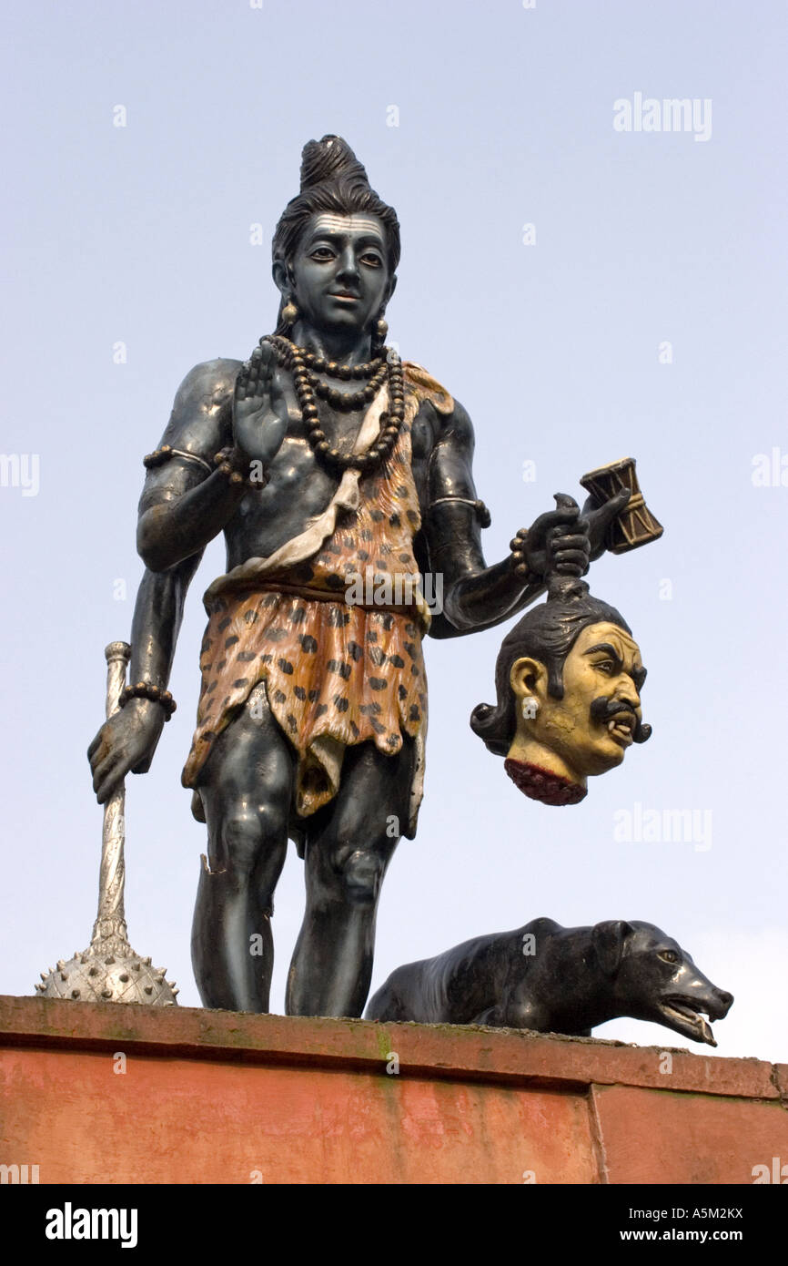 Statue of a Hindu God Stock Photo Alamy