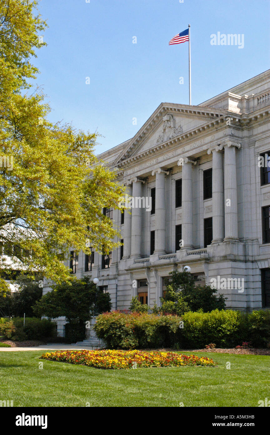 The Guilford Court House stands in downtown Greensboro North Carolina a