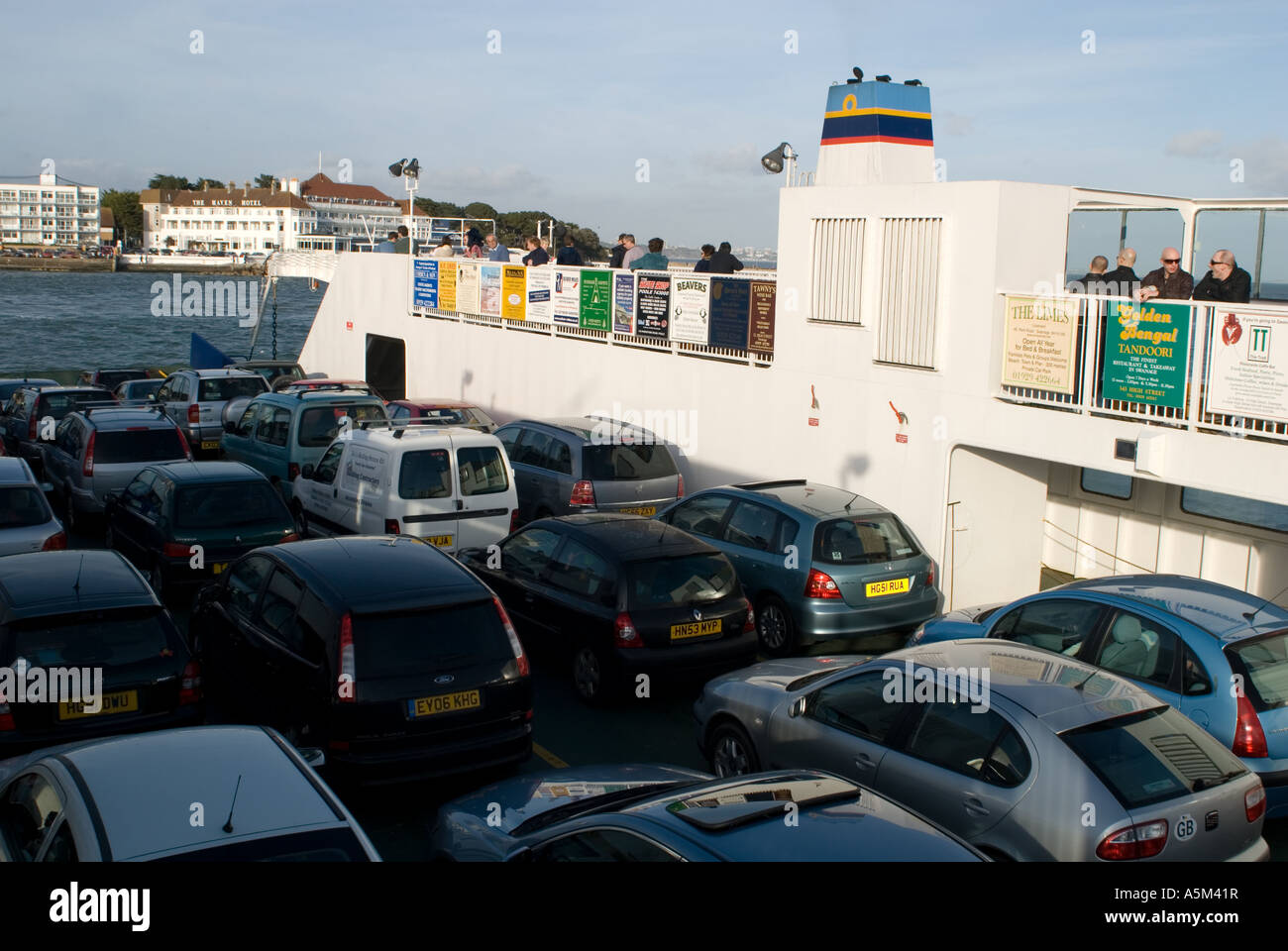 Poole to Studland Ferry Stock Photo Alamy
