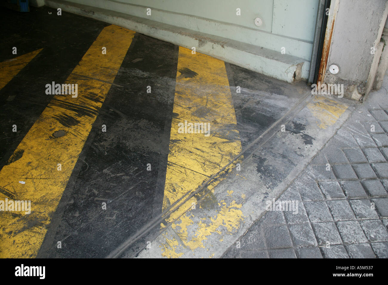 Paris garage entrance Stock Photo Alamy