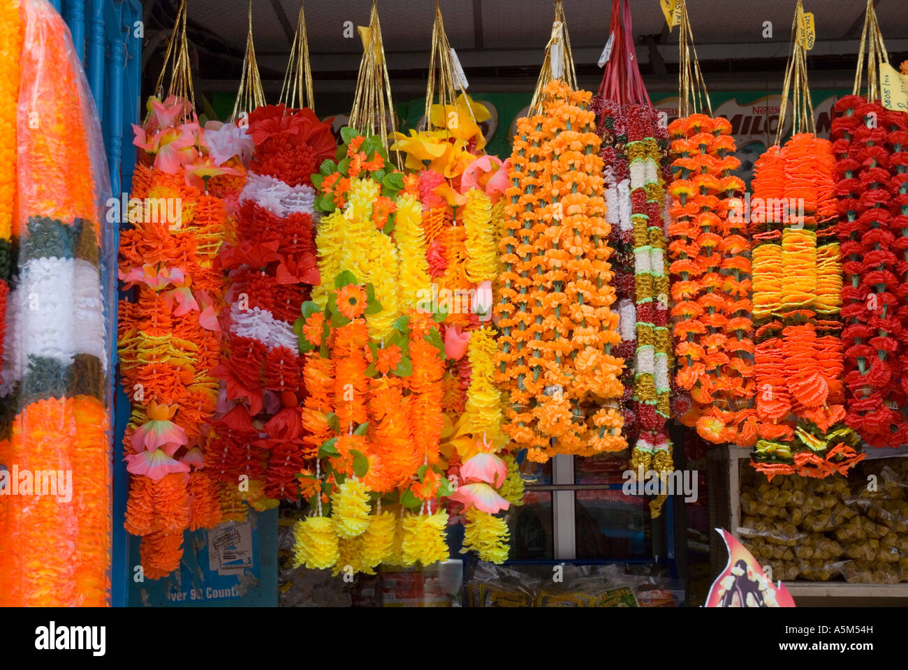 Indian garlands hires stock photography and images Alamy