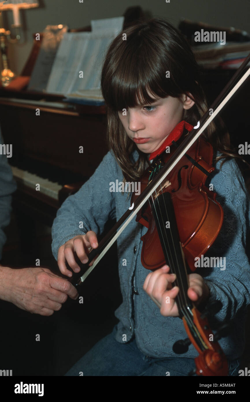 Young student taking a music lesson at the Brooklyn Music School in