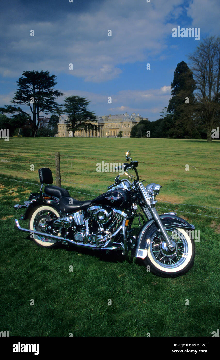 Harley Davidson Heritage Softail Nostalgia of 1995 Stock Photo Alamy