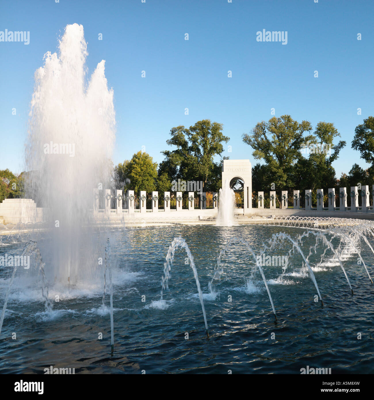 World War II Memorial in Washington DC USA Stock Photo - Alamy