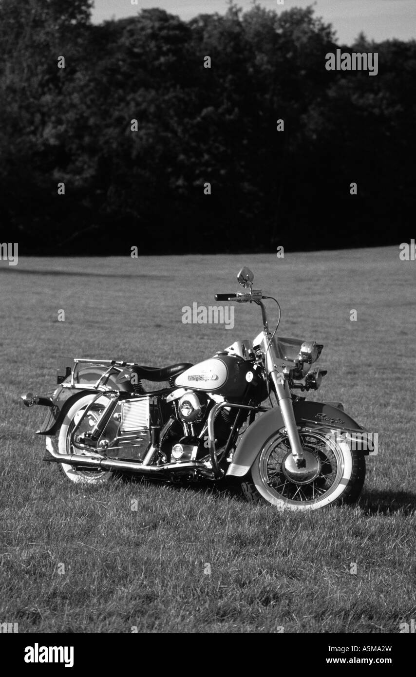 Harley Davidson Electra Glide Stock Photo