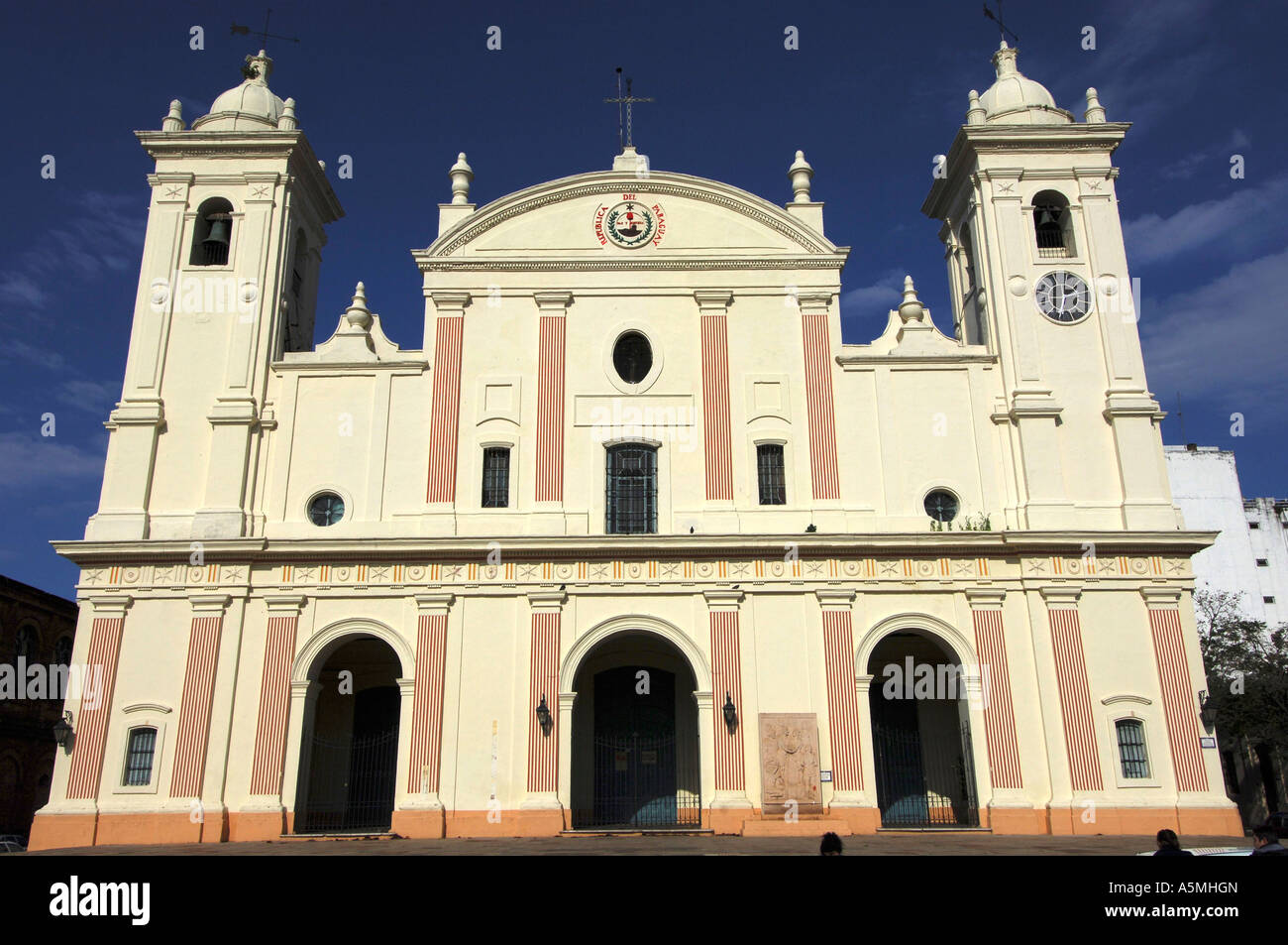 Asuncion Kathedrale Südamerika south america america del sud sudamerica latinoamerica Lateinamerika Paraguay Republica del Parag Stock Photo